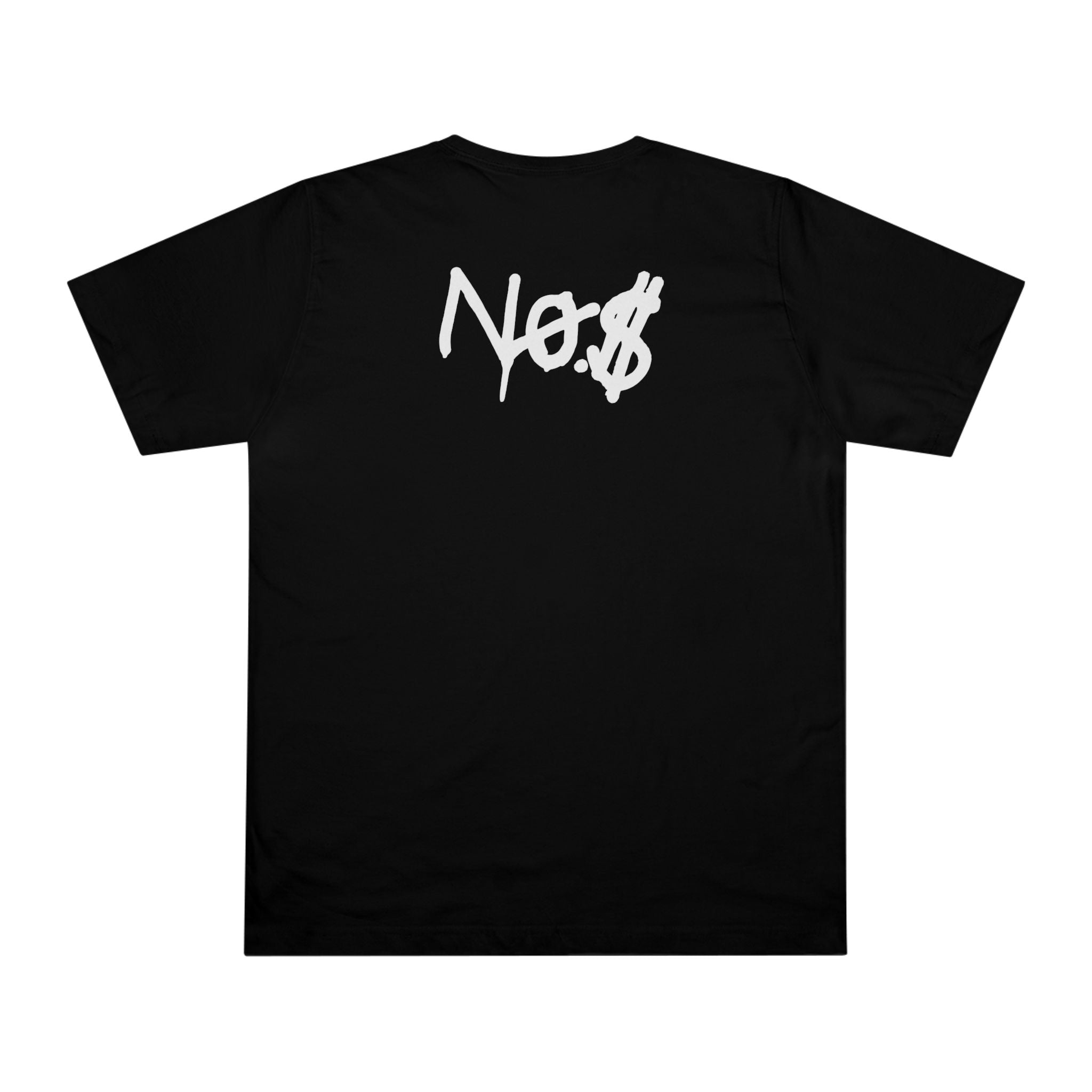 N0.$ting Graffiti Portrait T-Shirt — Black Streetwear Tee
