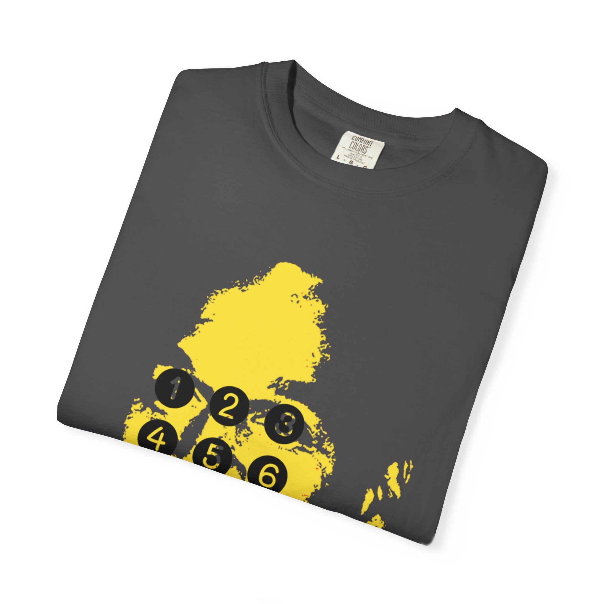 T-Shirt — Retro Portrait with Numeric Dial Graphic OJ Simpson